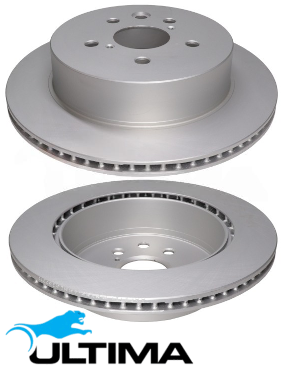 ULTIMA REAR VENTED DISC BRAKE ROTOR SET TO SUIT LEXUS 1UR-FSE 3UZ-FE 4.3L 4.6L V8 OD 310MM