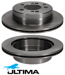ULTIMA REAR VENTED DISC BRAKE ROTORS FOR SSANGYONG REXTON Y200 OM665.925 OM665.935 2.7L I5 OD 307MM