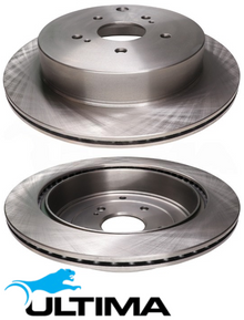 ULTIMA REAR VENTED DISC BRAKE ROTOR SET TO SUIT SUZUKI ESCUDO TA74W M16A 1.6L I4 OD 308MM