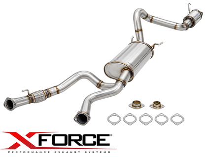 XFORCE 2.5" CATBACK PERFORMANCE EXHAUST SYSTEM TO SUIT TOYOTA LANDCRUISER UZJ100R 2UZ-FE 4.7L V8