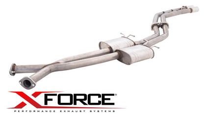 XFORCE 2.5" DUAL CATBACK EXHAUST SYSTEM TO SUIT HOLDEN COMMODORE VZ L67 SUPERCHARGED 3.8L V6