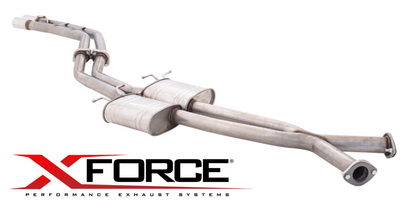 XFORCE 2.5" DUAL CATBACK EXHAUST SYSTEM TO SUIT HOLDEN COMMODORE VZ L67 SUPERCHARGED 3.8L V6