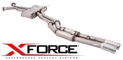 XFORCE 2.5" DUAL CATBACK EXHAUST SYSTEM TO SUIT HSV CLUBSPORT VX VY VZ LS1 LS2 5.7L 6.0L V8 SEDAN
