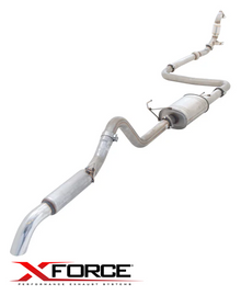 XFORCE 3" CATBACK PERFORMANCE EXHAUST SYSTEM FOR NISSAN NAVARA D40 YD25DDTI 2.5 I4 08/08 ON TO 07/15