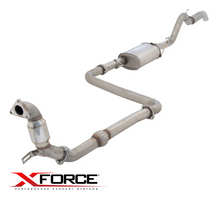 XFORCE 3" CATBACK PERFORMANCE EXHAUST SYSTEM FOR NISSAN NAVARA D40 YD25DDTI 2.5 I4 08/08 ON TO 07/15