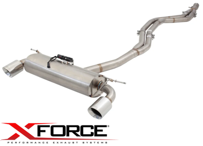 XFORCE 3" CATBACK EXHAUST SYSTEM TO SUIT BMW 2 SERIES M240I B58B30A TURBO 3.0L I6 F22 SERIES