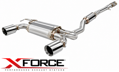 XFORCE 3" CATBACK EXHAUST SYSTEM TO SUIT MITSUBISHI LANCER CJ 4B11T TURBO 2.0L I4 SUITS CX4A & CY4A chassis