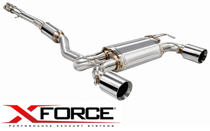XFORCE 3" CATBACK EXHAUST SYSTEM TO SUIT MITSUBISHI LANCER CJ 4B11T TURBO 2.0L I4 SUITS CX4A & CY4A chassis