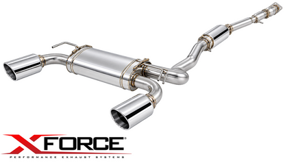 XFORCE 3" CATBACK EXHAUST SYSTEM TO SUIT MITSUBISHI LANCER CJ 4B11T TURBO 2.0L I4 SUITS CZ4A CHASSIS
