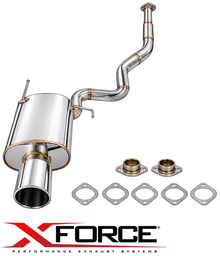 XFORCE 3" CATBACK EXHAUST SYSTEM TO SUIT MITSUBISHI LANCER CT9A CP9A 4G63T TURBO 2.0L I4 FROM 08/2003