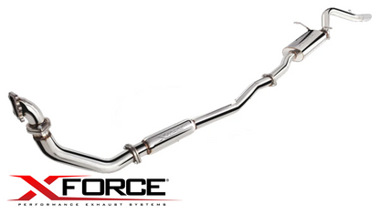 XFORCE 3" PERFORMANCE EXHAUST SYSTEM TO SUIT NISSAN NAVARA D22 YD25DDT TURBO DIESEL 2.5L I4 AWD ONLY
