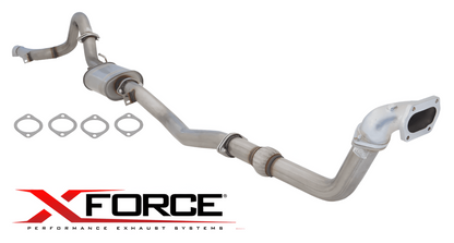 XFORCE 3" PERFORMANCE EXHAUST SYSTEM TO SUIT NISSAN NAVARA D22 ZD30DDT TURBO DIESEL 3.0L I4