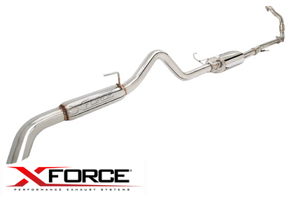 XFORCE 3" PERFORMANCE EXHAUST SYSTEM TO SUIT NISSAN NAVARA D40 V9X TURBO DIESEL 3.0L V6