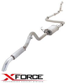 XFORCE 3" PERFORMANCE EXHAUST SYSTEM FOR NISSAN NAVARA D40 YD25DDTI 2.5 I4 FROM 08/2008 TILL 07/2015