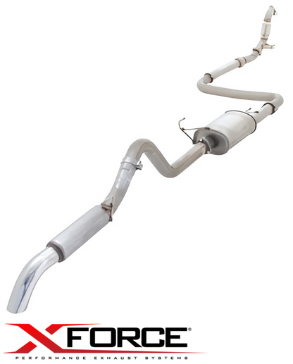 XFORCE 3" PERFORMANCE EXHAUST SYSTEM FOR NISSAN NAVARA D40 YD25DDTI 2.5 I4 FROM 08/2008 TILL 07/2015