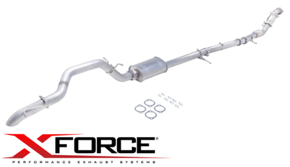 XFORCE 3" TURBO BACK EXHAUST SYSTEM TO SUIT MAZDA BT-50 UN WEAT 3.0 I4 SUITS CHASSIS UNY0E3 AWD ONLY