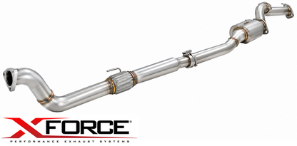 XFORCE 3" TURBO BACK EXHAUST SYSTEM TO SUIT TOYOTA HILUX KUN16R KUN26R 1KD-FTV TURBO DIESEL 3.0L I4