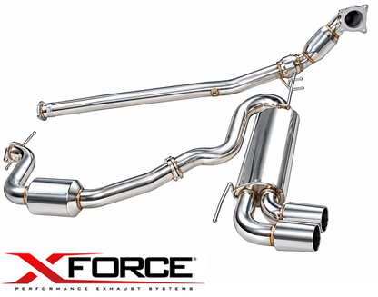 XFORCE 3" TURBO BACK EXHAUST SYSTEM TO SUIT VOLKSWAGEN GOLF MK.5 AXX BWA TURBO 2.0L I4 HATCHBACK ONLY