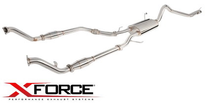 XFORCE 2.5" TURBO BACK PERFORMANCE EXHAUST SYSTEM TO SUIT TOYOTA LANDCRUISER VDJ200R 1VD-FTV TWIN TURBO DIESEL 4.5L V8