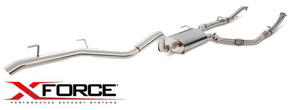 XFORCE 2.5" TURBO BACK PERFORMANCE EXHAUST SYSTEM TO SUIT TOYOTA LANDCRUISER VDJ200R 1VD-FTV TWIN TURBO DIESEL 4.5L V8