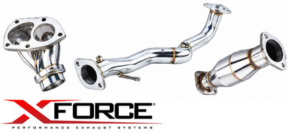 XFORCE 3" TURBO CATBACK EXHAUST SYSTEM TO SUIT MITSUBISHI LANCER CT9A CP9A 4G63T TURBO 2.0L I4 FROM 08/2003