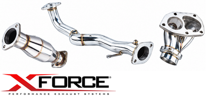 XFORCE 3" TURBO CATBACK EXHAUST SYSTEM TO SUIT MITSUBISHI LANCER CT9A CP9A 4G63T TURBO 2.0L I4 FROM 08/2003