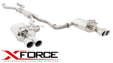 XFORCE 3" TWIN CATBACK EXHAUST SYSTEM WITH CENTRE HOTDOGS TO SUIT HSV CLUBSPORT R8 VE LS2 6.0L V8