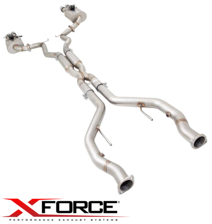XFORCE 3" TWIN CAT EXHAUST SYSTEM W/ VAREX MUFFLER TO SUIT HOLDEN COMMODORE VE L76 6.0L V8 EXCL. UTE