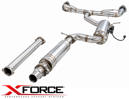XFORCE 3" VAREX CATBACK EXHAUST SYSTEM TO SUIT VOLKSWAGEN GOLF MK.7 MK.8 CHHB CHHA DJHB DLBA DNPA DRNA TURBO 2.0L I4