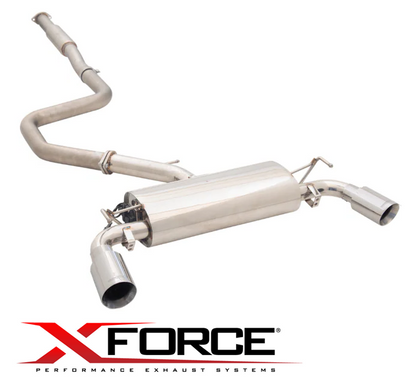 XFORCE 3" CATBACK EXHAUST SYSTEM WITH VAREX VALVE TO SUIT HYUNDAI I30 PD G4FJ TURBO 1.6L I4