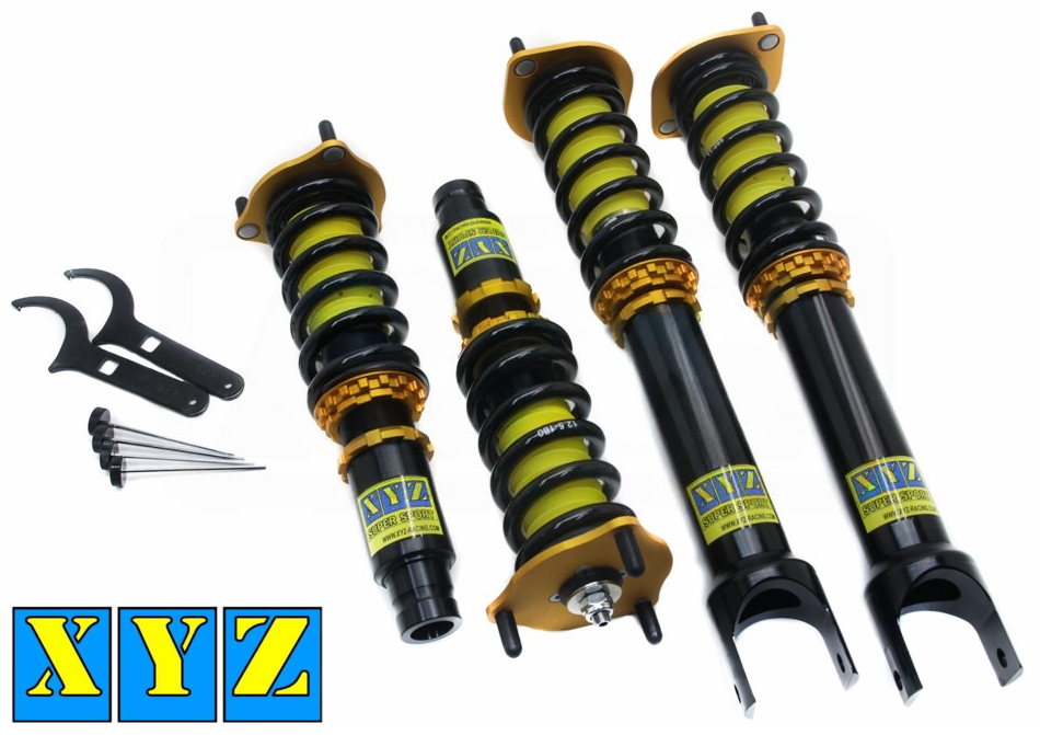 XYZ RACING SUPER SPORT COMPLETE COILOVER KIT TO SUIT HONDA CIVIC EK SEDAN HATCHBACK SUITABLE FOR SINGLE CAM VEHICLES