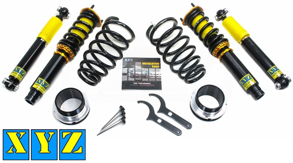 XYZ RACING SUPER SPORT COMPLETE COILOVER KIT TO SUIT MAZDA3 BM BN SEDAN HATCHBACK COMPATIBLE WITH THE OE REAR UPPER MOUNT