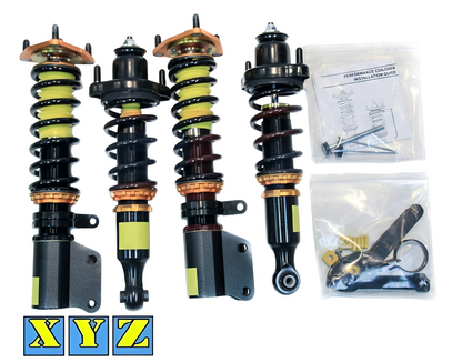 XYZ RACING SUPER SPORT COMPLETE COILOVER KIT TO SUIT MITSUBISHI LANCER CJ SEDAN HATCHBACK
